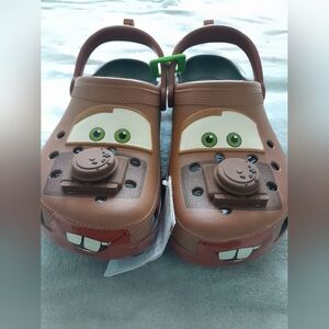 Disney Cars "Mater" Crocs NWT W10/M8